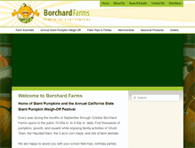 Tablet Screenshot of borchardfarms.com